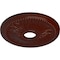 Ekena Millwork Bailey Ceiling Medallion (Fits Canopies up to 5 3/4"), 18"OD x 3 3/4"ID x 1 1/2"P, Brushed Mahogany CM18BIBMF - alternate 3